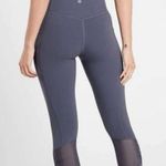 Athleta Salutation Stash Pocket II Intention Capri Leggings Medieval Violet Photo 1