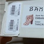 Bamboo NWT  tan neutral lace up chunky heels size 8 Photo 5