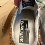 Golden Goose Superstar Leather Sneaker with Glitter Heel Photo 3