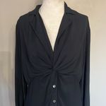 Derek Lam  10 Crosby Bell Sleeve Twist Front Shirt Dress Photo 3