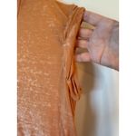 We The Free Cap Sleeve V-Neck Midi Dress Burnt Orange Women's Size Small Summer Photo 2