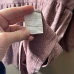 AUW Pink purple mauve Long Sleeve tunic Dress tiered large heathered Photo 4