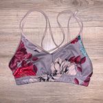 Old Navy  Active Go Dry floral strap back athletic sports bra Photo 0