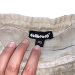 Dollhouse  | Embroidered Linen Sequin Flare Skirt sz M Photo 3