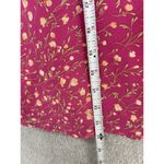 Nine Britton  Women's Blouse Pink Floral Size Small T Back Tank Lined Sleeveless Photo 9