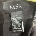 MSK Black Formal Rhinestone Sleeve Jumpsuit Sz L NWT Size L Photo 5