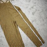 Known Supply Women’s Organic Cotton Cadence Overall Retro in Apricot Plaid M Yellow Size M Photo 13
