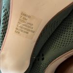 Steve Madden Candid Knit Booties.
Stylish Green Peep-Toe Ankle Boots Photo 3