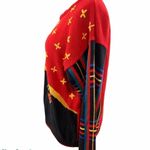 Vintage 80’s Lucia regal crest plaid sweater Red Size M Photo 1
