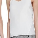 Rag and Bone ‎ Tank Top Women XS Ivory Chieftail Racerback Silk Insets Top Luxury Photo 0