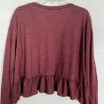Truly Madly Deeply UOF Ruffle Hem Oversized Cropped Top Size XS Photo 7