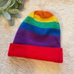 Urban Outfitters Rainbow Knit Beanie Photo 0