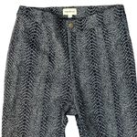 Revolve Superdown Darlene High Waisted Pants Blue Snake Size Medium Snakeskin Mob Wife Photo 7