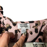 Unique Vintage  Pink Leopard Print Top Photo 2