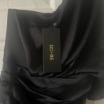 DO+BE  Black Satin Midi Dress NWT size Small  Photo 5