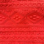 NWT Boden Claudia Knit sweater chunky crochet bobble mini dress orange red fall Size 6 Photo 4