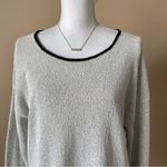 Flax  | Lt. Gray Crewneck Knit Sweater Sz M/L Photo 1