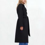 Madewell Double-Breasted Trench Coat – True Black – XXS – NWT Photo 2