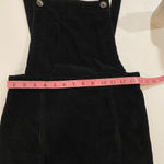 Topshop Black Corduroy Pinafore Overall Dress Size US 6 UK 10 EUR 38 Photo 6