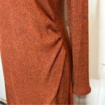 Good Luck Gem  Knit Faux Wrap Dress Photo 3