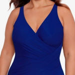 MiracleSuit  Oceanus One Piece Swimsuit Blue 18 Photo 0