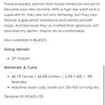 Good American  Good Legs High Rise Skinny Jeans Photo 3