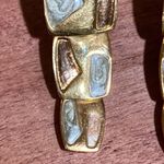 Authentic Monet 3 Tier Earrings for Pierced Ears Gold Photo 5