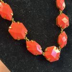 Vince Camuto Neon Coral  Gem Statement Necklace Photo 3