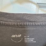 Aerie  Grey Short Sleeve Shirt Photo 4