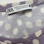 ZARA  Ruffle Front Polka Dot Dress Photo 7