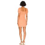ASTR NWT  The Label Wendy Square Neck Mini Dress in Papaya Sz L Photo 2