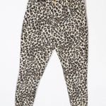 Frame Denim Ali High Rise Cotton Stretch Cigarette Skinny Jeans Cheetah Leopard Photo 0