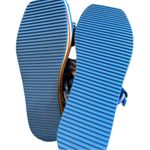 Farm Rio  Blue Macaw Platform‎ Sandal 11 Photo 3