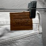 Levi's Levi’s Premium Cream 70’s High Slim Straight Hello It’s Me Denim Jeans Photo 10