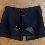 BlueAsphalt Embroidered Denim Skort (Skirt+Short) Photo 3