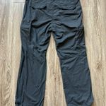 REI Women's Cuffed Hem Cargo Hiking Pants Dark Charcoal Gray Size 16P Photo 9