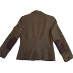 J. McLaughlin  Wool Herringbone Tweed Blazer Jacket Silk Lined Gray Size 4 Photo 4