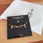 Coach NWT  Script Heart Slider Bracelet Photo 1