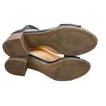 Franco Sarto  Women’s Black Leather Sandals with Ankle Strap Size 10M SKU 1096 Photo 3