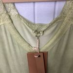 POL  Lace Sleeve Light Green Blouse /‎ Top Lightweight size XL Photo 2