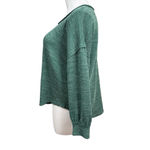Perch by Blu Pepper Green Waffle Knit Long Sleeve Top Women’s Plus 1X Photo 5