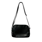 LODIS Black Women Leather, Lined, Crossbody‎ Handbag Shoulder Strap Designer Photo 1