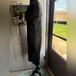 Vintage black lace slip dress, size medium Photo 6