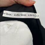 & Other Stories & Other Stories Black Abstract Print Short Sleeve Dress Cinched Waist Size 8 Photo 1