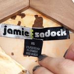 Jamie Sadock Yellow Abstract Short Sleeve Half Zipper Golf Polo Size XS Photo 4