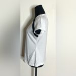 Danskin -White and Black Short Sleeve V-Neck Tee Y2K Vibes Size M Photo 1