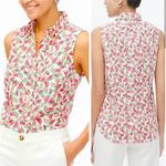J.Crew Watermelon Print Sleeveless Button down Blouse Women’s size XS summer Photo 1