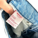 Revice Denim REVICE Two-Tone Yin Yang‎ Distressed Denim High Rise Straight Jeans Size 24 Photo 9