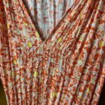 Poupette St Barth Bona Short Sleeve Mini Length Lemon Print Orange Large L Photo 6