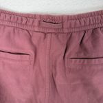 Athleta Fallon Bermuda Shorts Womens Large Tawny Rose Red 988042 Elastic Lounge Photo 2